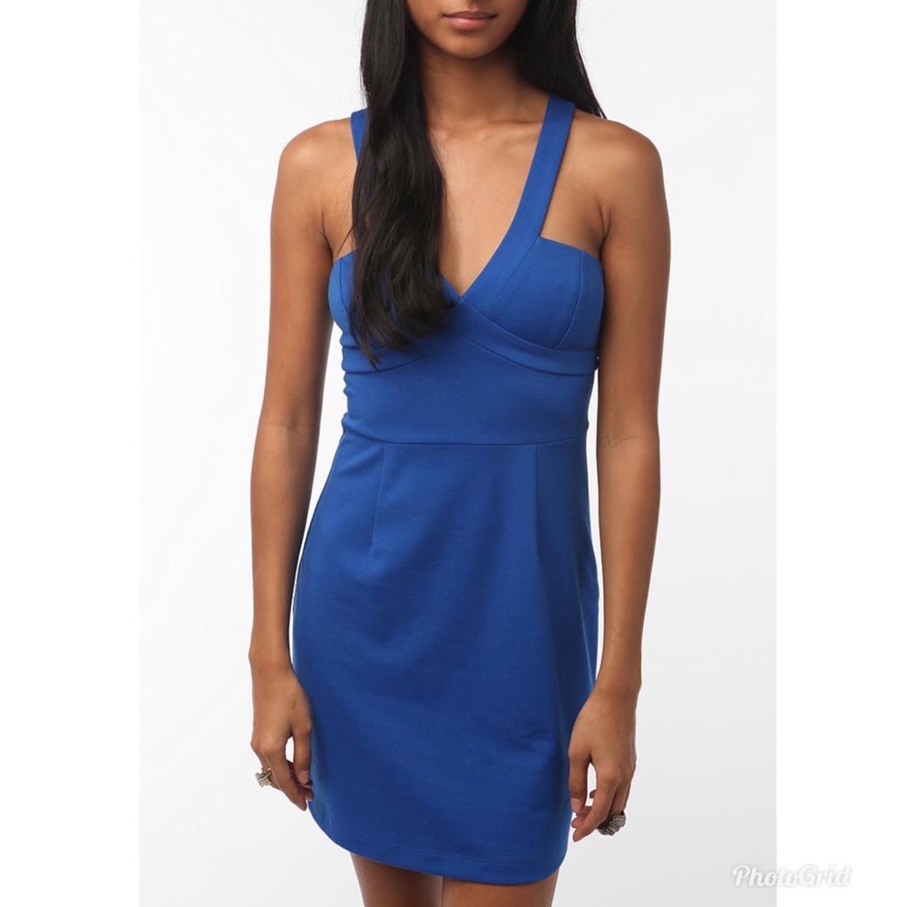 Blue Crossback Dress- Silence + Noise